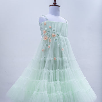 ANELISE GOWN IN NEO MINT