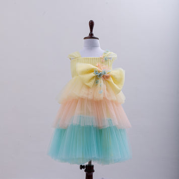 AURORE DRESS IN HAPPY LILLIPUT PASTELS