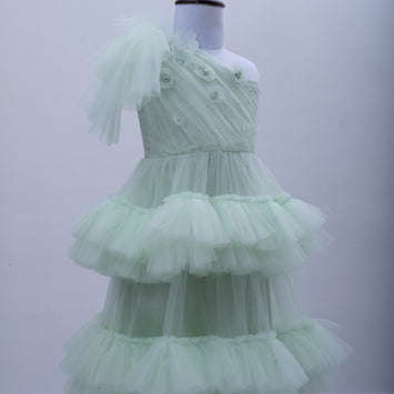 ANOUK DRESS IN NEO MINT