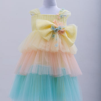 AURORE DRESS IN HAPPY LILLIPUT PASTELS